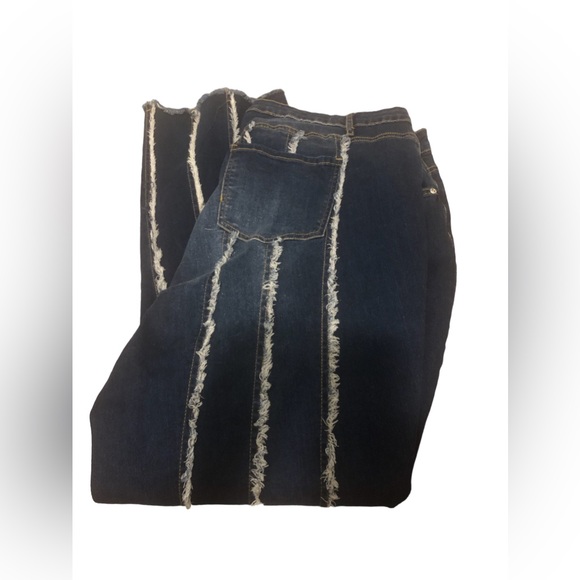 Ashley Stewart Frayed High Waist Skinny Jean - Picture 4 of 4